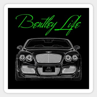 Bentley Life Continental V8S Luxury Car Front & Rear Magnet